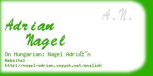 adrian nagel business card